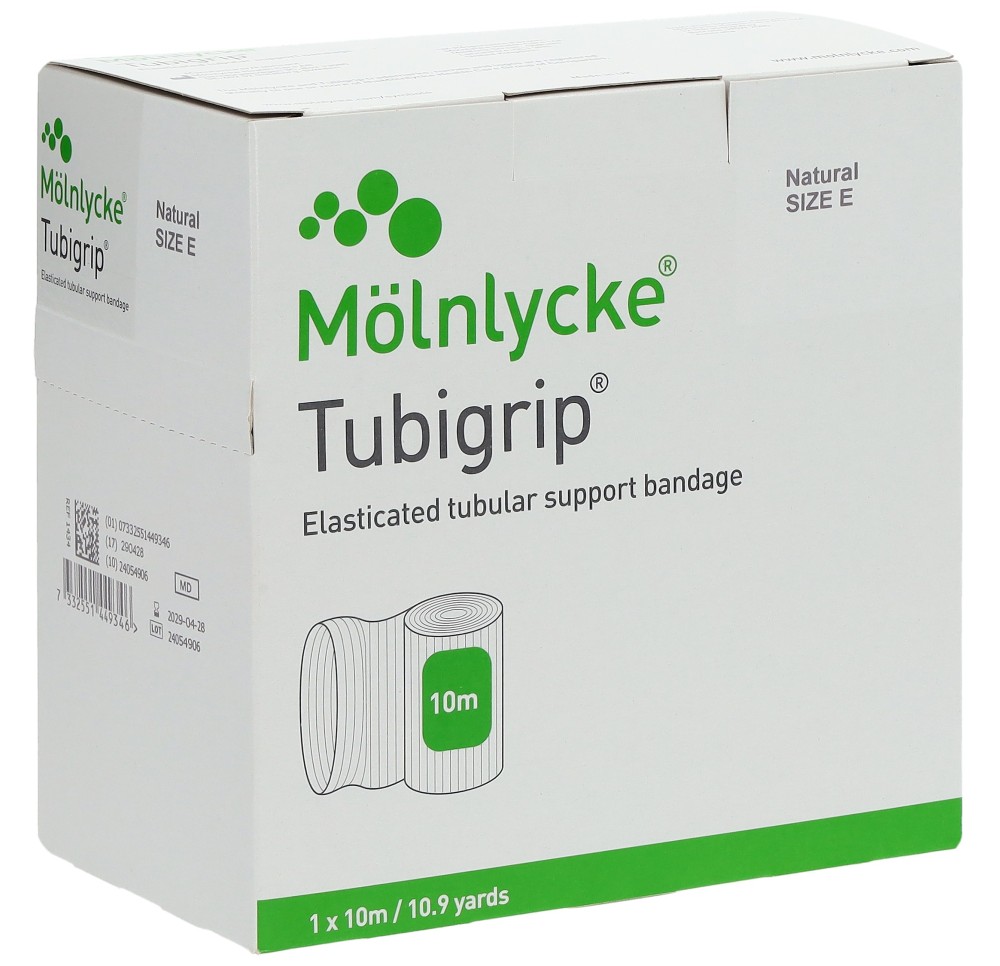 TUBIGRIP bandage tubulaire E 10mx8.75cm nature TUBIGRIP bandage tubulaire E 10mx8.75cm nature