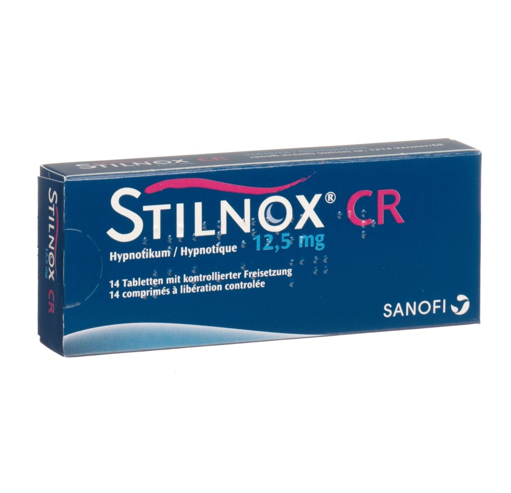 STILNOX CR cpr ret 12.5 mg 14 pce STILNOX CR cpr ret 12.5 mg 14 pce