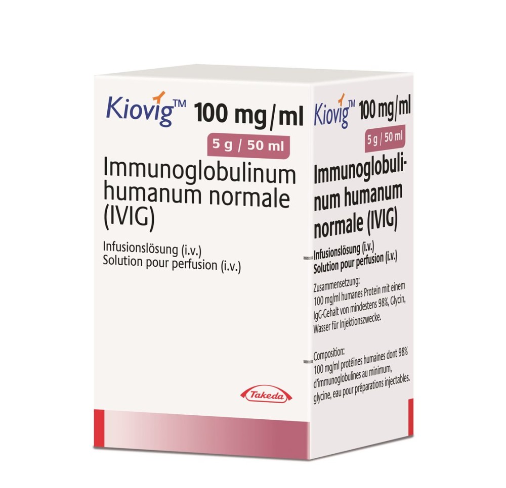KIOVIG sol perf 5 g/50ml i.v. flac 50 ml KIOVIG sol perf 5 g/50ml i.v. flac 50 ml