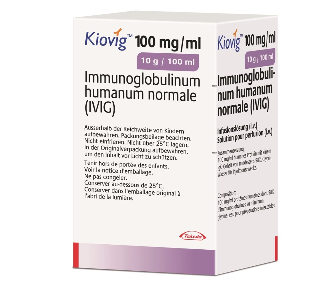KIOVIG sol perf 10 g/100ml i.v. flac 100 ml KIOVIG sol perf 10 g/100ml i.v. flac 100 ml