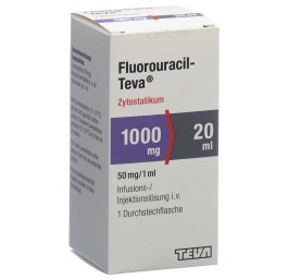 FLUOROURACIL Teva 1000 mg/20ml flac 20 ml