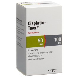 CISPLATIN Teva 50 mg/100ml flac 100 ml