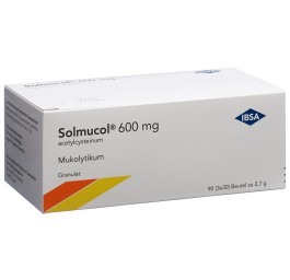 SOLMUCOL gran 600 mg s sucre sach 90 pce