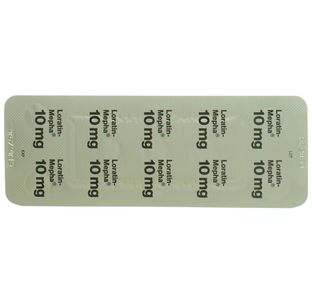 LORATIN Mepha cpr 10 mg 42 pce