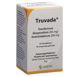 TRUVADA cpr pell 245mg/200mg bte 30 pce