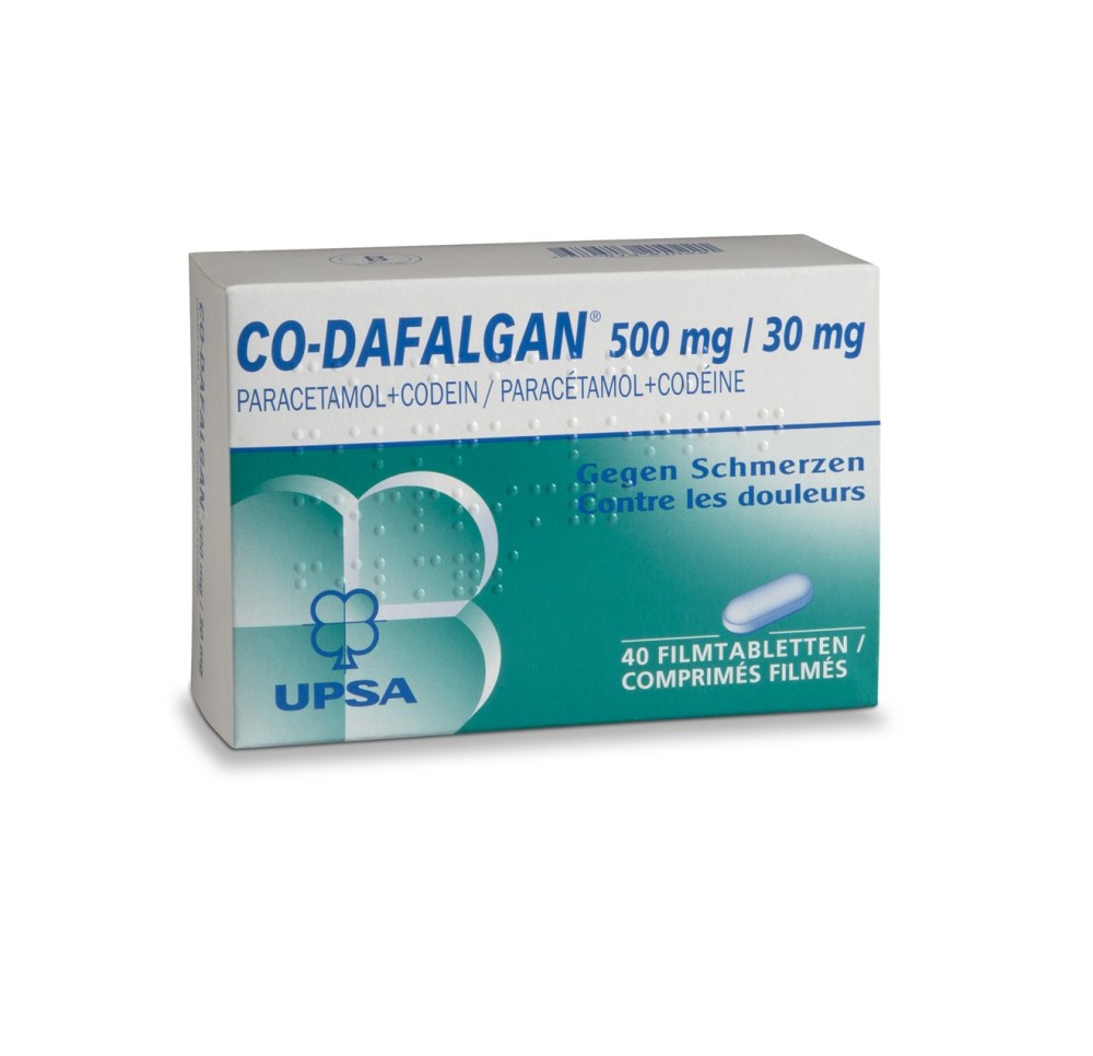 CO-DAFALGAN cpr pell 500/30mg 40 pce CO-DAFALGAN cpr pell 500/30mg 40 pce