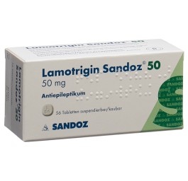 LAMOTRIGINE Sandoz cpr disp 50 mg 56 pce
