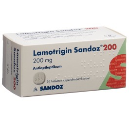 LAMOTRIGINE Sandoz cpr disp 200 mg 56 pce
