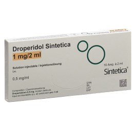DROPERIDOL Sintetica sol inj 1 mg/2ml 10 amp 2 ml