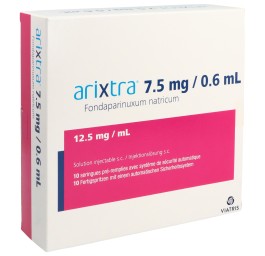 ARIXTRA sol inj 7.5 mg/0.6ml 10 ser pré 0.6 ml
