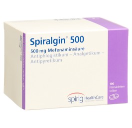 SPIRALGINE cpr pell 500 mg 100 pce