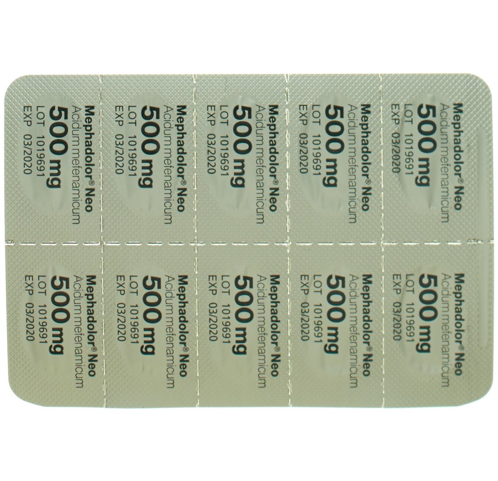 MEPHADOLOR Neo cpr pell 500 mg 100 pce MEPHADOLOR Neo cpr pell 500 mg 100 pce