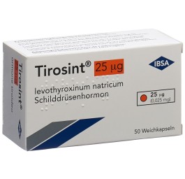 TIROSINT caps moll 25 mcg 50 pce