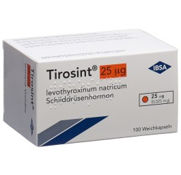 TIROSINT caps moll 25 mcg 100 pce