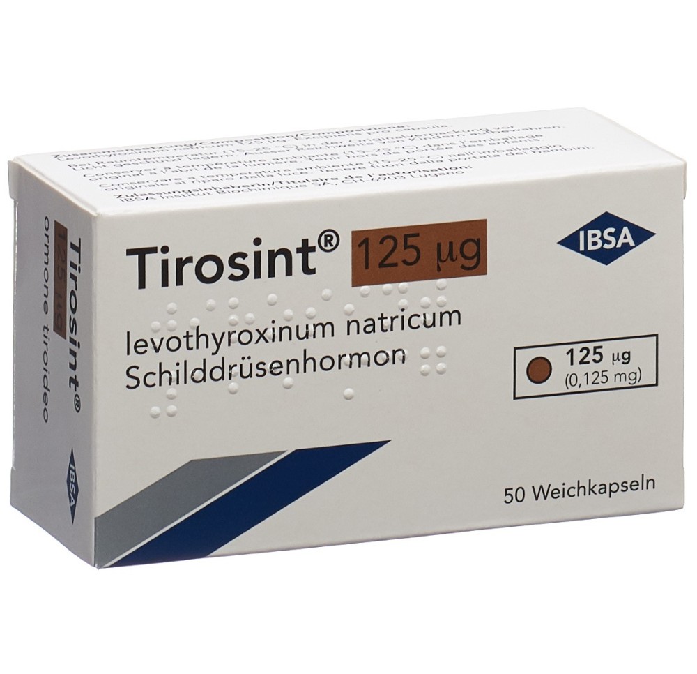 TIROSINT caps moll 125 mcg 50 pce