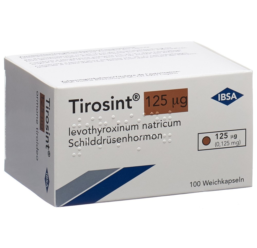 TIROSINT caps moll 125 mcg 100 pce