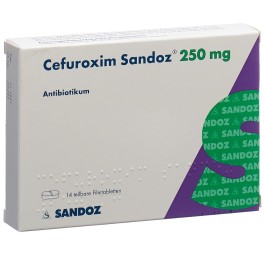 CEFUROXIME Sandoz cpr pell 250 mg 14 pce