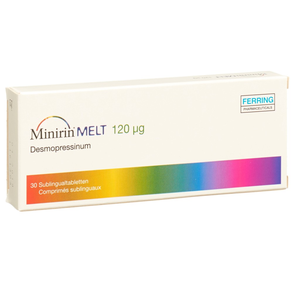 MINIRIN Melt cpr subling 120 mcg 30 pce MINIRIN Melt cpr subling 120 mcg 30 pce