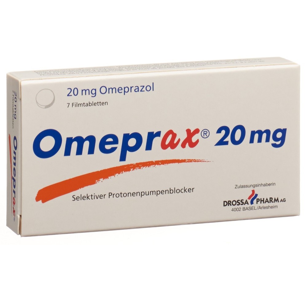 OMEPRAX cpr pell 20 mg 7 pce OMEPRAX cpr pell 20 mg 7 pce