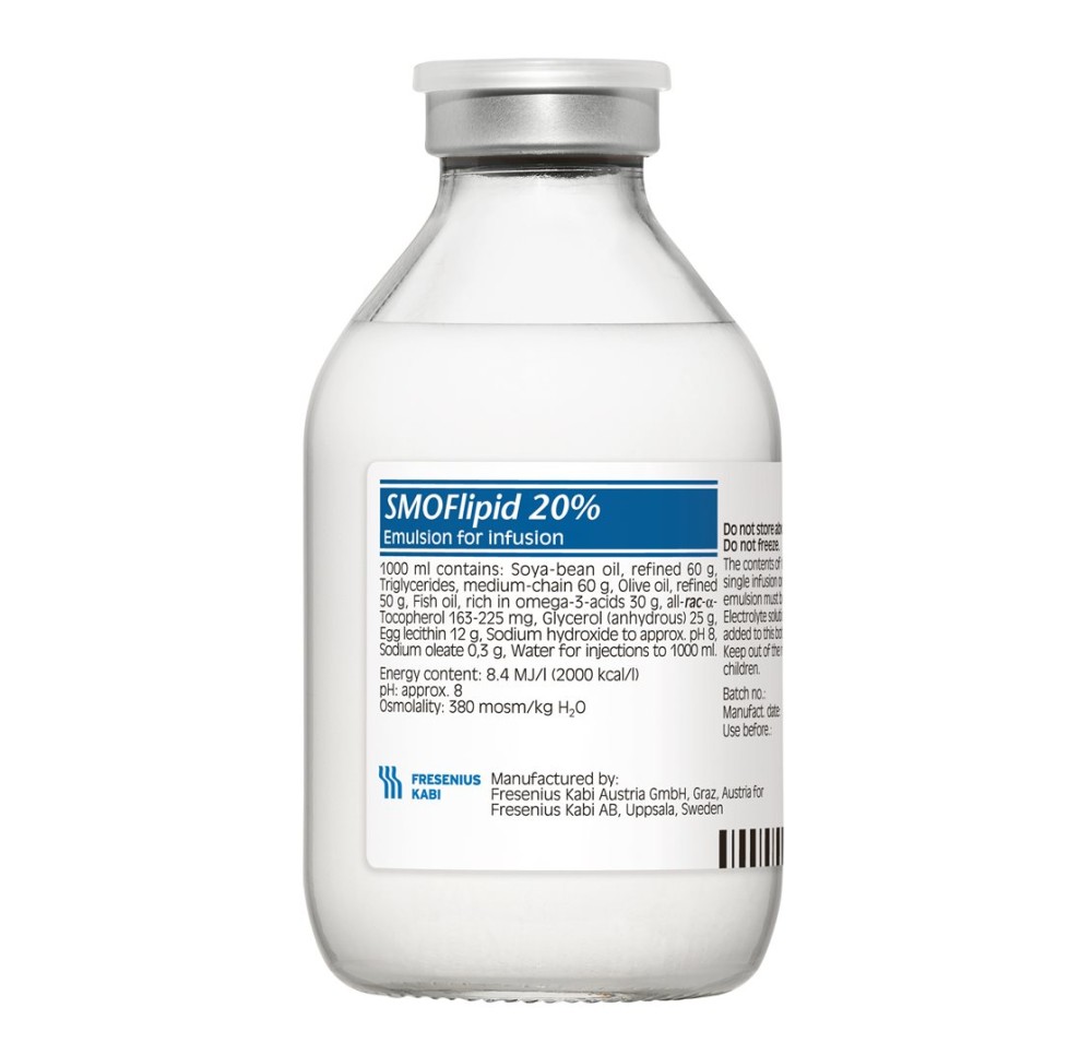 SMOFLIPID émuls perf 20 % 250ml fl verre 10 pce SMOFLIPID émuls perf 20 % 250ml fl verre 10 pce