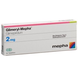 GLIMERYL Mepha cpr 2 mg 30 pce