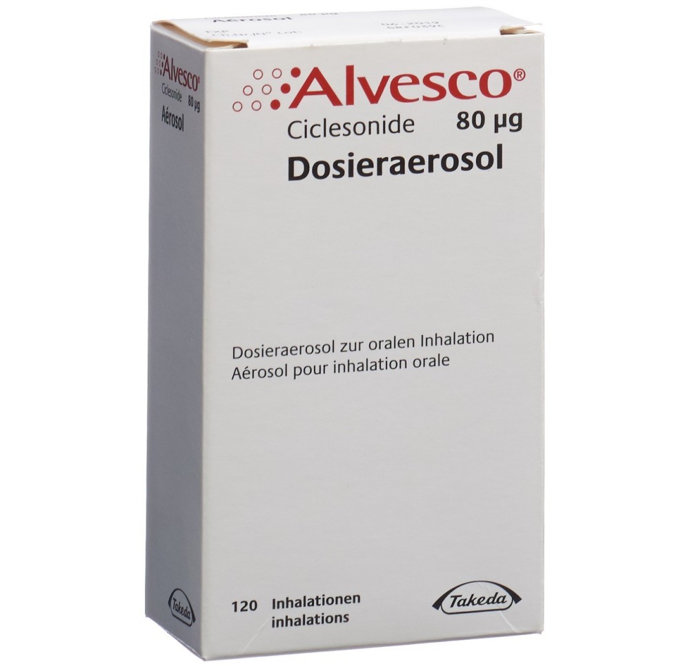 ALVESCO aéros doseur 80 mcg 120 dos