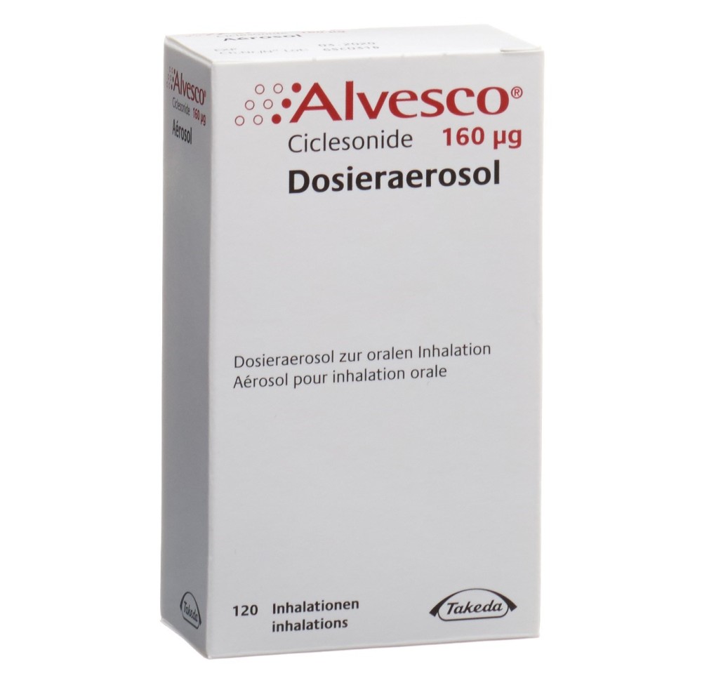 ALVESCO aéros doseur 160 mcg 120 dos ALVESCO aéros doseur 160 mcg 120 dos
