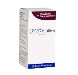 SPRYCEL cpr pell 50 mg bte 60 pce