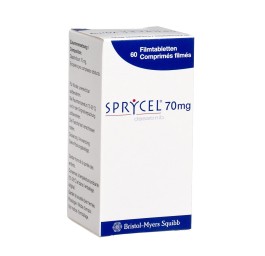 SPRYCEL cpr pell 70 mg bte 60 pce