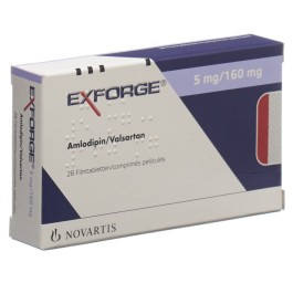 EXFORGE cpr pell 5mg/160mg 28 pce