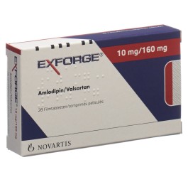 EXFORGE cpr pell 10mg/160mg 28 pce