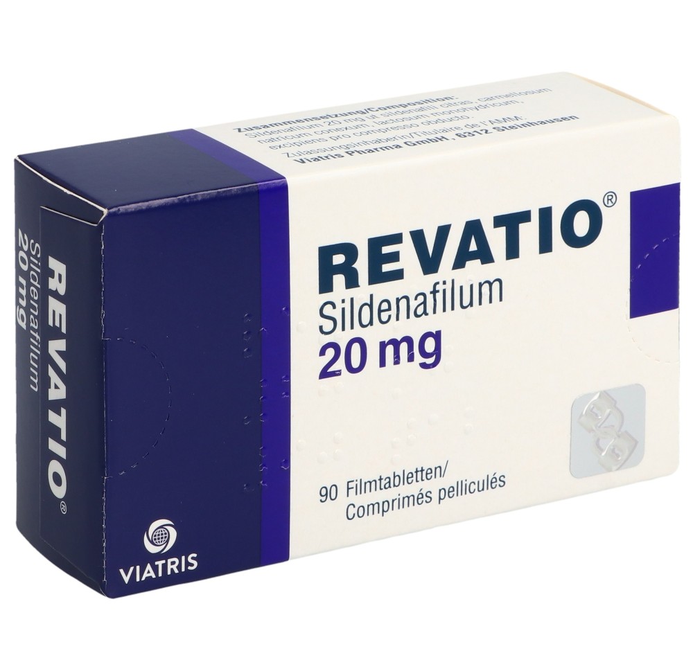 REVATIO cpr pell 20 mg 90 pce REVATIO cpr pell 20 mg 90 pce