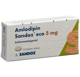 AMLODIPINE Sandoz eco cpr 5 mg 30 pce