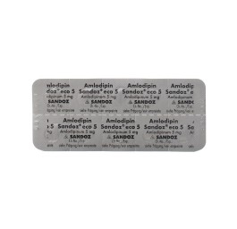 AMLODIPINE Sandoz eco cpr 5 mg 100 pce