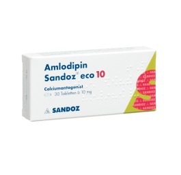 AMLODIPINE Sandoz eco cpr 10 mg 30 pce