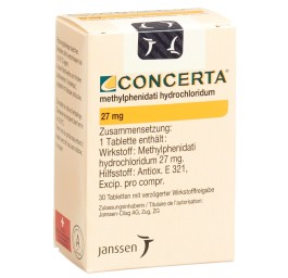 CONCERTA cpr ret 27 mg fl 30 pce