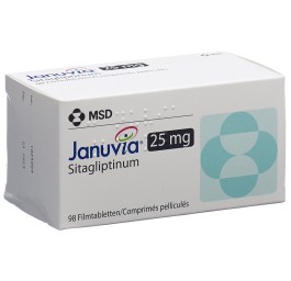 JANUVIA cpr pell 25 mg 98 pce