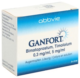 GANFORT gtt opht 3 fl 3 ml