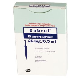 ENBREL sol inj 25 mg/0.5ml 4 ser pré 0.5 ml