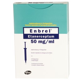 ENBREL sol inj 50 mg/ml 2 ser pré 1 ml