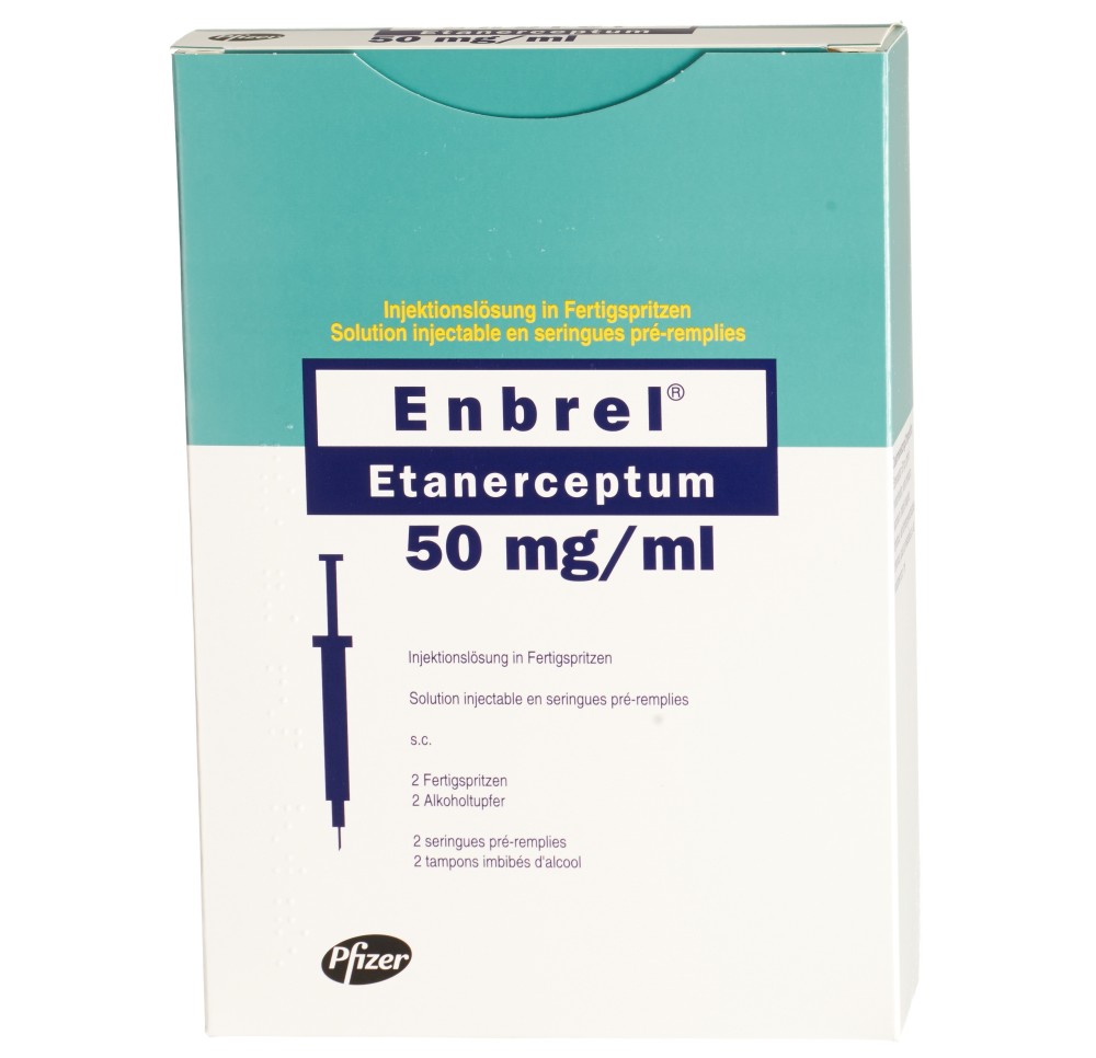ENBREL sol inj 50 mg/ml 2 ser pré 1 ml