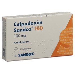 CEFPODOXIME Sandoz cpr pell 100 mg 20 pce