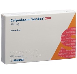 CEFPODOXIME Sandoz cpr pell 200 mg 20 pce