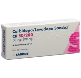 CARBIDO/LEVODO Sandoz CR cpr ret 50/200mg 30 pce