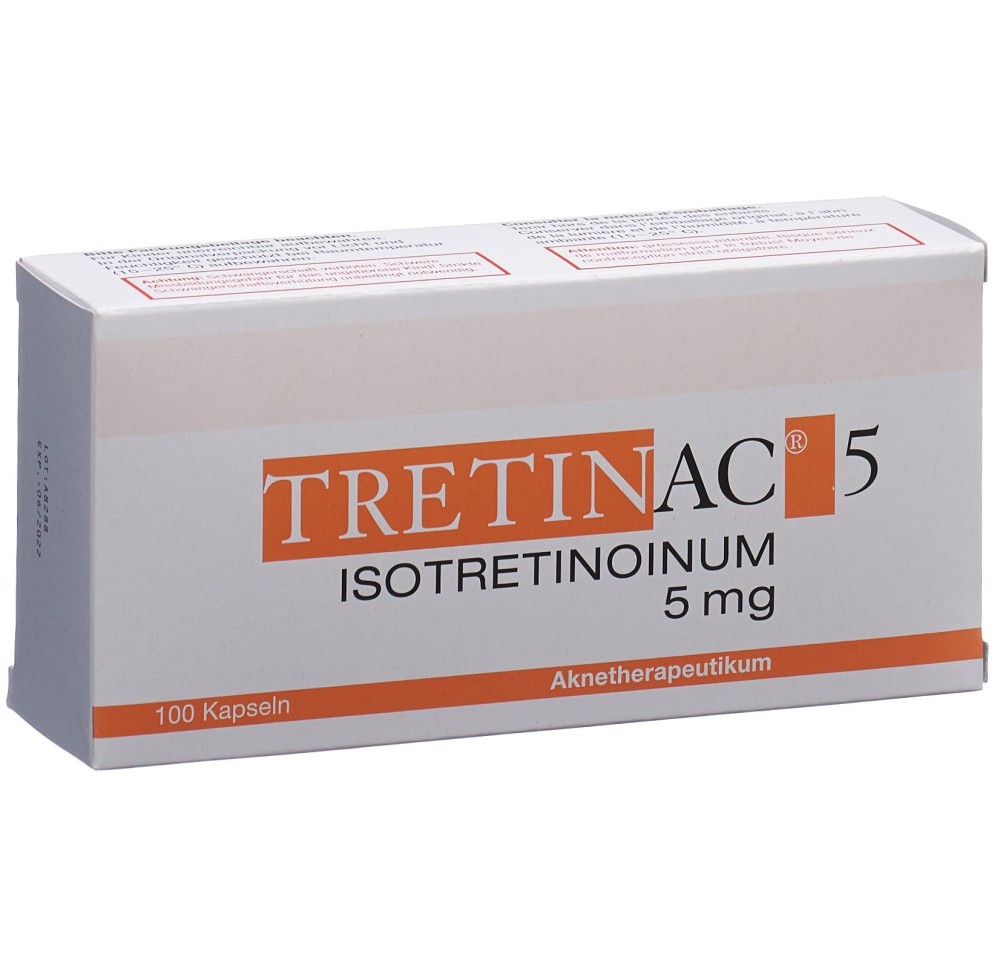 TRETINAC caps moll 5 mg 100 pce TRETINAC caps moll 5 mg 100 pce