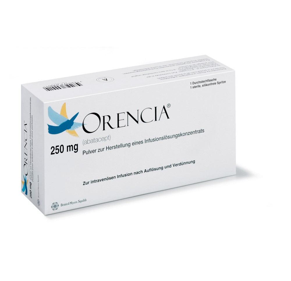 ORENCIA subst sèche 250 mg avec seringue flac