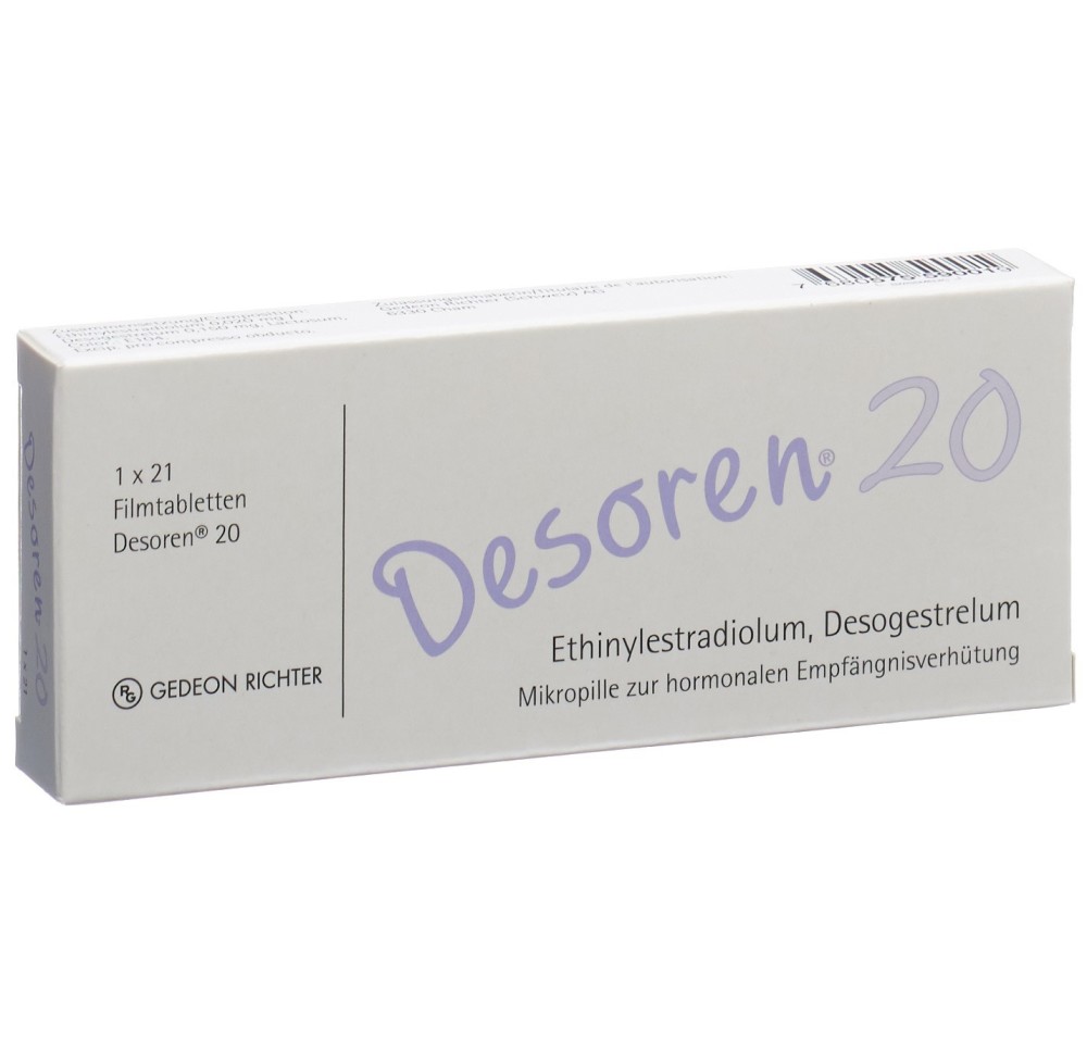 DESOREN 20 cpr pell 21 pce DESOREN 20 cpr pell 21 pce