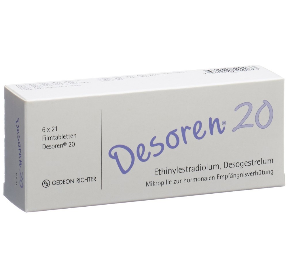 DESOREN 20 cpr pell 6 x 21 pce DESOREN 20 cpr pell 6 x 21 pce