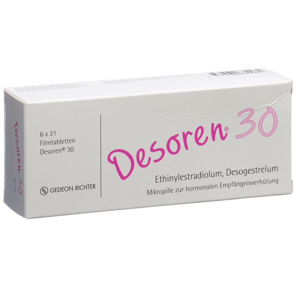 DESOREN 30 cpr pell 6 x 21 pce DESOREN 30 cpr pell 6 x 21 pce
