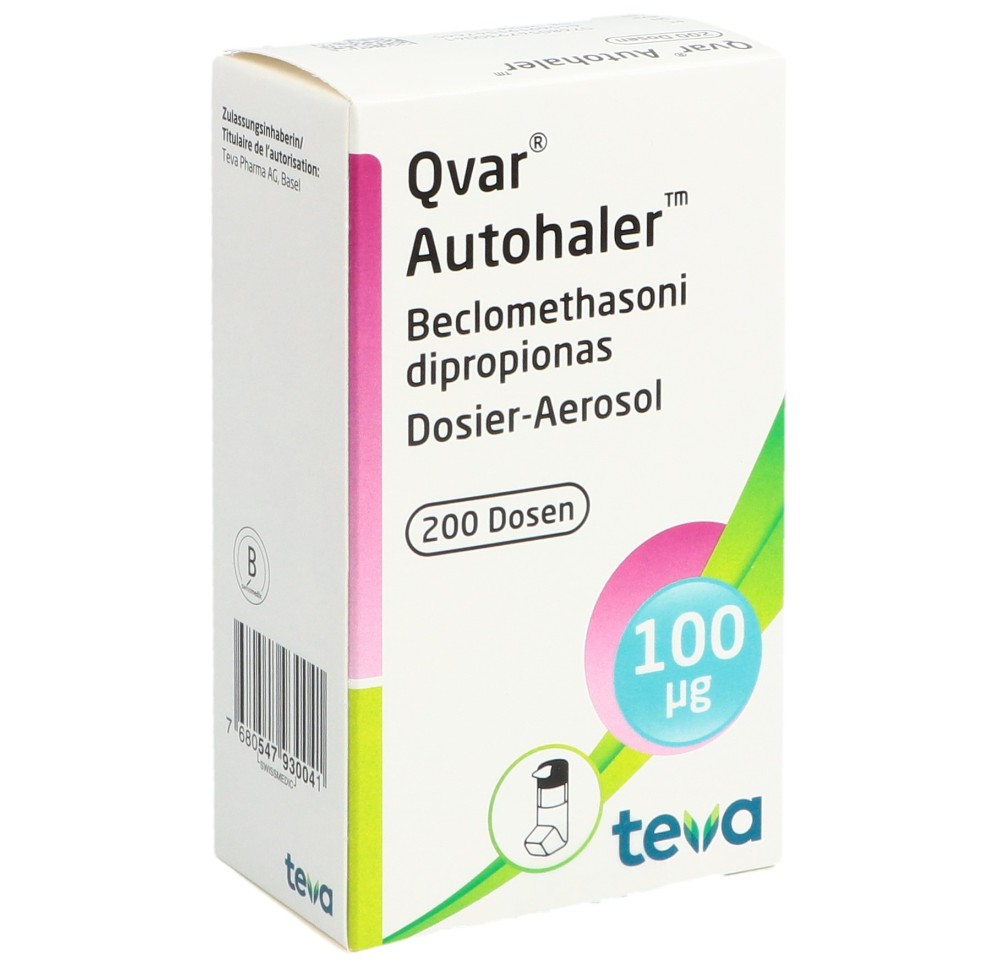 QVAR 100 Autohaler aéros doseur 100 mcg 200 dos QVAR 100 Autohaler aéros doseur 100 mcg 200 dos